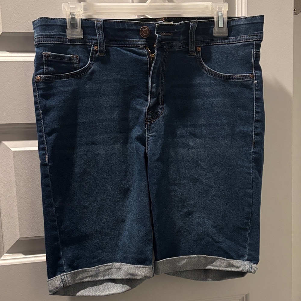 Angels Everlux Blue Denim Shorts